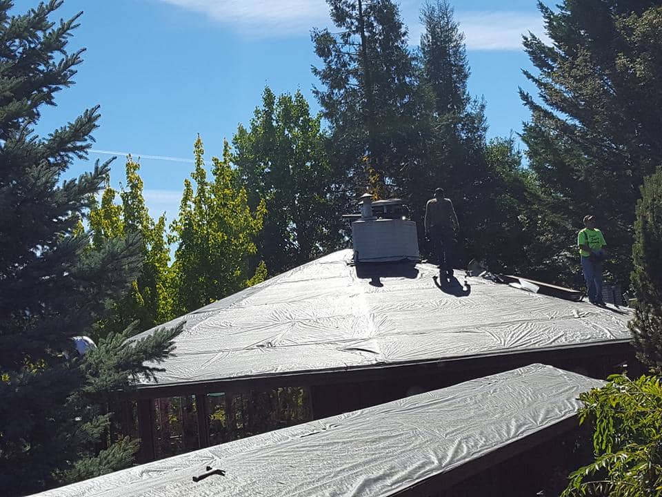 Home roofing project in Medford, Oregon.